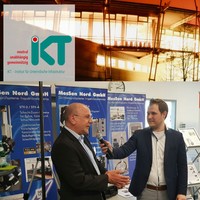 Ausstellerinterview auf dem Kanalreinigungscongress des IKT, wo unser Elektronischer Kanalspiegel STV4 reges Interesse fand