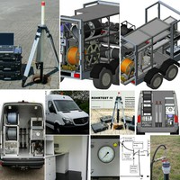 Abscheider-Dichtheitsprüftechnik, Einzelmuffen-Prüfsyteme, Druckleitungsprüftechnik