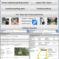 Softwareupdate für die Rohrinspektionssoftware, Kanalinspektionssoftware ROHR-INSPECTOR, Schacht-Inspektionssoftware SCHACHT-INSPECTOR, neu mit ISYBAU-XML-Import und Rohrinspektionsprotokoll / Kanalinspektionsprotokoll gem. DIN EN 13508-2 incl. ISYBAU-XML-Datenexport für die Zustandsbewertung von Rohrleitungen, Kanalleitungen und Schachtbauwerken / Abwasserschächten